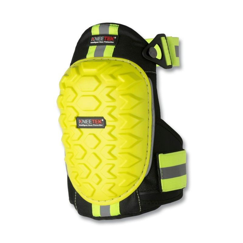 Kneetek HiVis Knee Pads, 230 g, Non-Slip, Specially Profiled Knee
