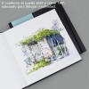 Cuaderno Dibujo Diario Libreta Sketchbook Pinturas 44 Hojas Color Negro