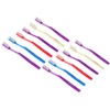 EXCEART Cepillo de Dientes Manual de 12 Piezas, Cerdas Duras,