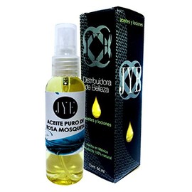 JYE Aceite Rosa Mosqueta Puro y natural Orgánico libre de químicos, altamente hidratante para todo tipo de piel, antiedad 60 ML