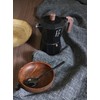 PINTINOX Black&Wood Moka Espresso Maker for 3 Cups
