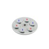 NovelGoal D36mm Mini Magnetic Mount Strong Round Rubberized Base 1/4"