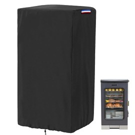 Rilime 30-Inch Smoker Cover for Masterbuilt for East Oak,Heavy Duty 500D Smoker Covers for Outside,Waterproof Electric Smoker Cover,Smoker Grill Cover with Adjustable Drawstring-19L X 18" W X 32" H