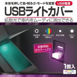 Seikou Sangyo EL-175 Car Accessories EXEA USB Light Cover