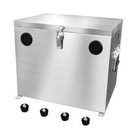 Peastorm 12V Car/RV/Marine Battery Box, Stainless Steel Battery Relocation Kit for Trailer, Boat, Trolling Motor, Kayak (Group 27)