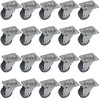 Dörner + Helmer Set of 20 Furniture Castors 30 mm
