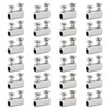 Biaungdo 24 Pcs Stainless Steel Wire Rope Cable Clamp, Adjustable