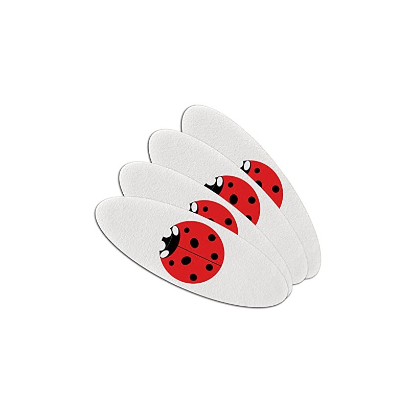 Lady Bug Ladybug Insect Double-Sided Oval Nail File Emery Board