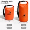 Pristis - Bolsa seca impermeable de 10 litros, ligera, flotante,