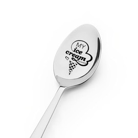 Ice Cream Lover Gifts Spoon for Mom Dad Birthday Gifts for Daughter Son My Ice Cream Spoon Gift for Best Friend Graduation Gifts for Sister Brother