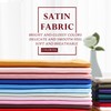 Red Satin Fabric 60 Inch by 5 Yards Solid Silky