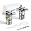 JOMST Bath Universal 2-in-1 Bathroom Sink Stopper, Pop-up with Anti-Clog