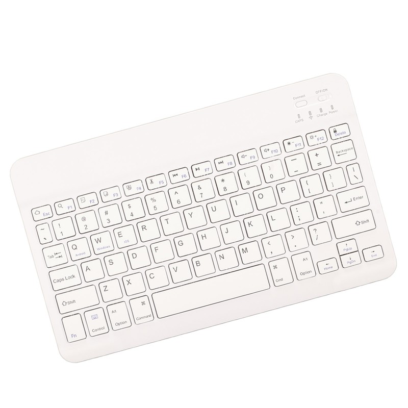 Tablet Keyboard QWERTY Layout Auto Sleep Ultra Slim BT Connection