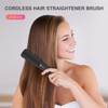 FERNIDA Cordless Hair Straightener Brush, Rechargeable Portable Straightening Brush for