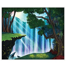 Beistle Fantasy Insta-Mural Wall Art Decor | Fantasy & Fairy Tale Theme Birthday Party Supplies & Decoration