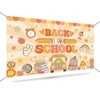 Mocsicka Groovy Back to School Backdrop First Day of School