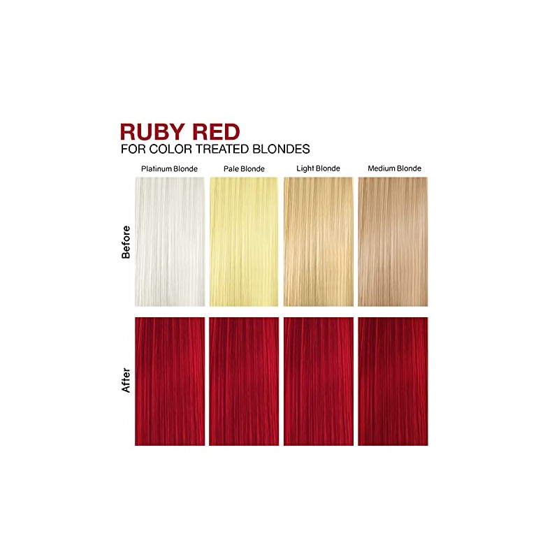 Celeb Luxury Gem Lites Colorwash: Ruby Red, Color Depositing Shampoo,