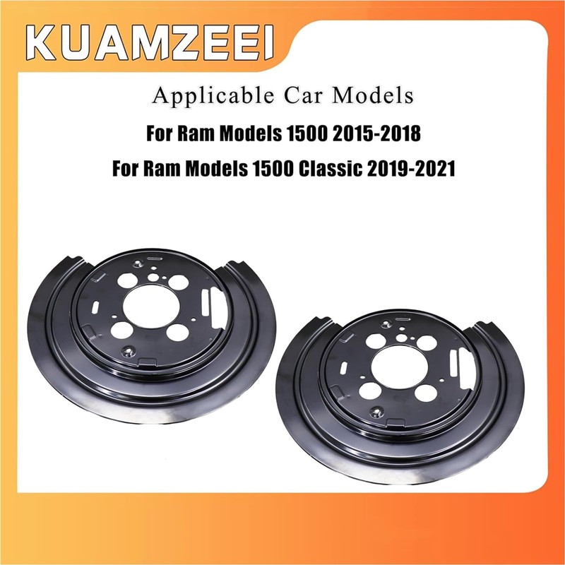 KUAMZEEI 924-235 2Pcs Rear Brake Dust Shield Backing Plate For