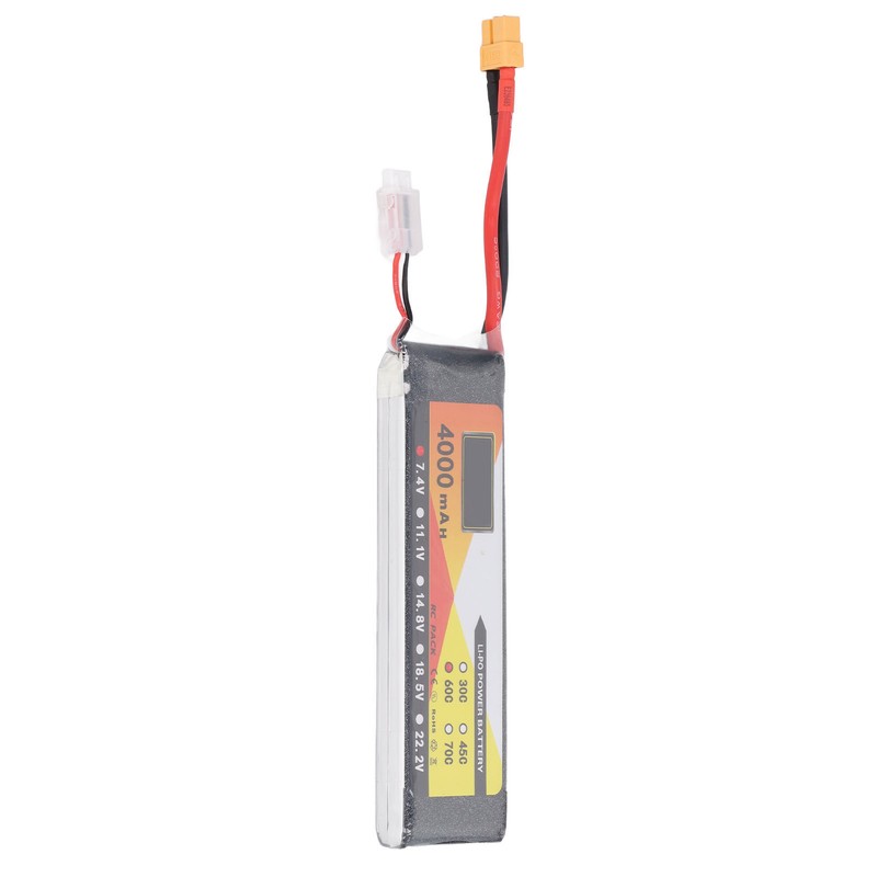 RC Lipo Battery 7.4V 60C Discharge Rate 2S XT60 Plug