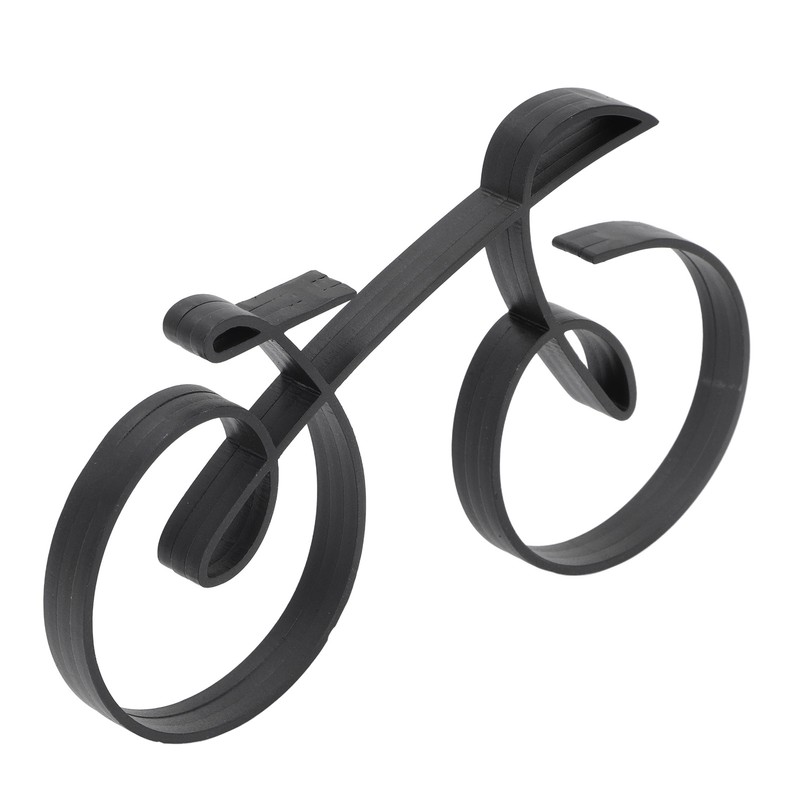 Minimalistic Bike Sculpture Metal Modern Wire Framed Style Bike Ornament