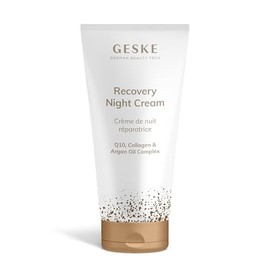 GESKE | Crema de noche de recuperación | Crema de noche Q10 | Con colágeno y aceite de argán | Cuidado facial contra arrugas | Antiarrugas | Fórmula vegana | Complementa GESKE SmartAppGuided™