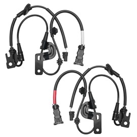 CADUFUELLY 2PCS ABS Wheel Speed Sensor Harness Rear Left & Right Replacement for Hyundai Sonata 2015-2017 1.6L 2.0L 2.4L