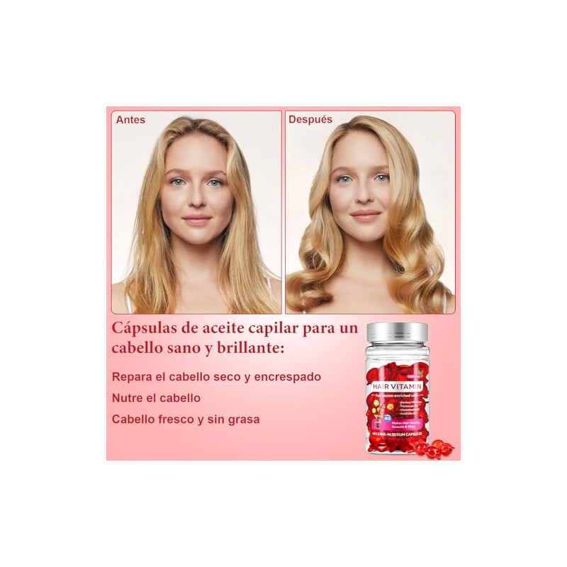 Cápsulas para el Cuidado del Cabello, Aceites para el cuidado