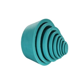 Filter Adapter Cone Pack of 9 Elasticity and Smooth Rubber Stopper Buchner Funnel Flask Filtration Set Green
