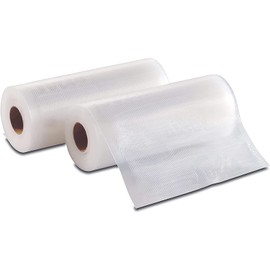 Solis Zuschneidbare Vakuumierfolie, 2x Vakuumierfolienrollen: 20 x 600 cm, Einschweißfolie für das Vakuumiergerät, Wiederverwendbar