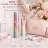 2-in-1 Portable Facial Hair Remover for Women & Men –
