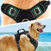 BARKBAY No Pull Dog Harness 3 Buckles Large Reflective Dog