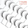 Lashes Wispy False Eyelashes Natural Look 10mm Short Lashes with