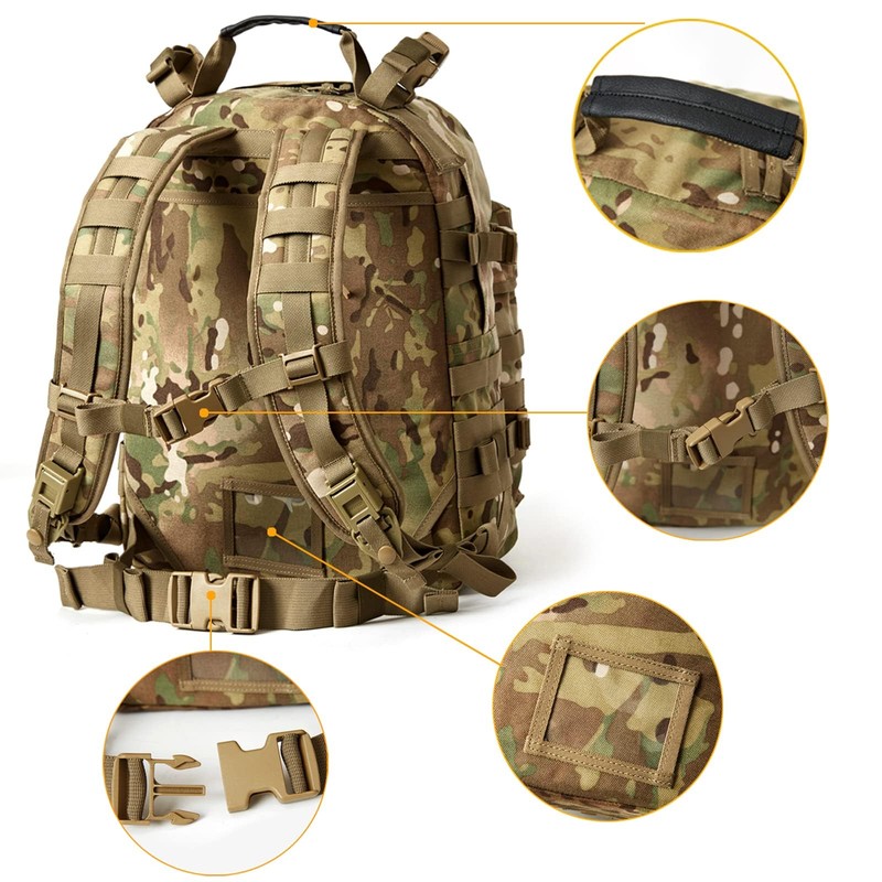 MT Military Army MOLLE 2 Tactical Assault Backpack, Rifleman 3