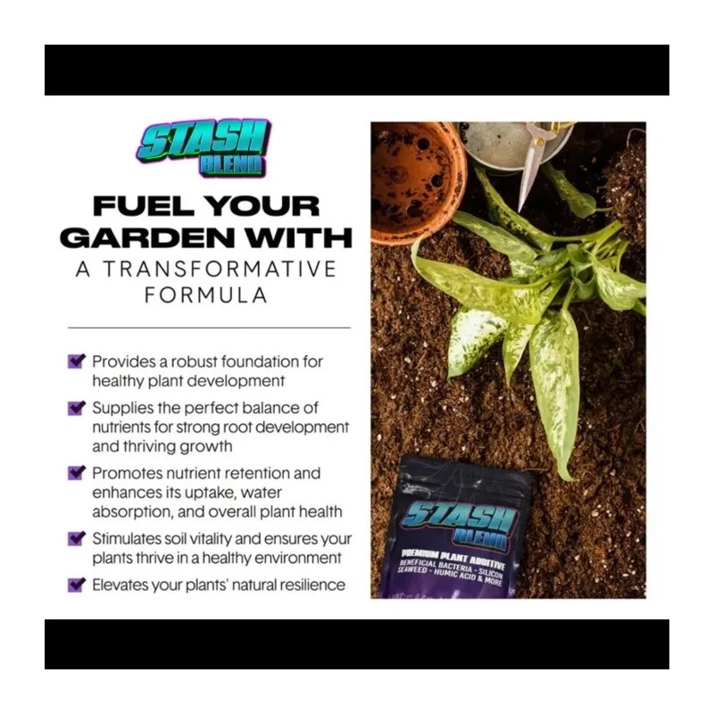 Growers House AG Solutions Stash Blend • 60g Pouch •