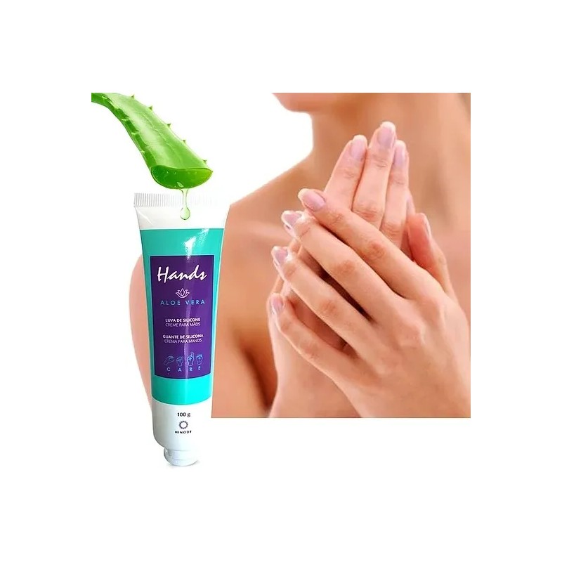 Crema Hidratante Aloe Vera Guante De Silicona Hinode
