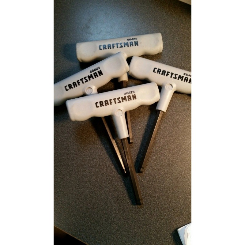 Craftsman NOS Craftsman T-Handle Hex Key, Made in USA, 8mm