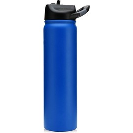 Seriously Ice Cold SIC 27oz Insulated Water Bottle Thermos, Premium Triple Layer Vacuum Stainless Steel, BPA Free Wide Mouth Lid with Carabiner Clip