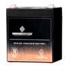 Chrome Battery 12V 5AH Maintenance-Free Battery for Alarm Systems, Scooters,