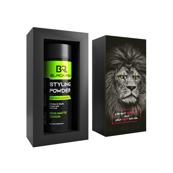 black red® Texturising Hair Styling Powder, 20 gr: Get Invisible