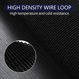 FSL Dormts Commercial Door Mat Outdoor Indoor Rubber Rug Welcome Doormats, Non Slip, Trap Dirt and Moisture, Easy Clean, Low Profile Patio Porch Entryway Mat, 4' x 6', Black