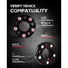 KAX 5x4.5 Wheel Spacers,1 inch 5 Lug Hub Centric Wheel