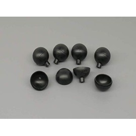 25pc 1" Plastic Fireworks Aerial Ball Shell Craft Hemispheres