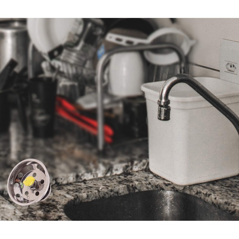 Kitchen Sink Strainer for Standard Drains - Drain Stopper With