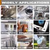 2 Rolls High-Temp Heat Shield Tape Reflective Adhesive Backed Roll