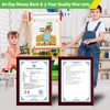 FUNLIO Anti-Warping Kids Art Easel, 3 Height Adjustable for Kids