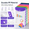 11 Hole Expanding File Pockets, Horizontal & Vertical Plastic Envelopes,