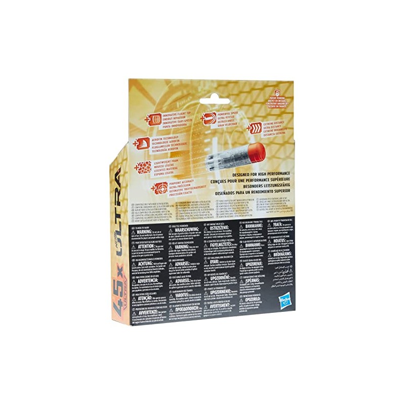 NERF Compatible - Ultra 45 Dart Refill (E9430), E9430EU4