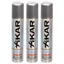 Xikar PUROFINE Premium Butane Fuel Refill with 0 Impurities - Premium Quality Fuel for Jet Flame Lighters and Torches - High Altitude Formula,1.9oz 3 Pack (100ml)
