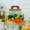 DOITOOL Storage Jar Wooden Lid, Wide Mouth Canning Lids With