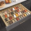 Suneerplay Spice Drawer Organizer 8 Tier, Acrylic Seasoning Organizer Rack,